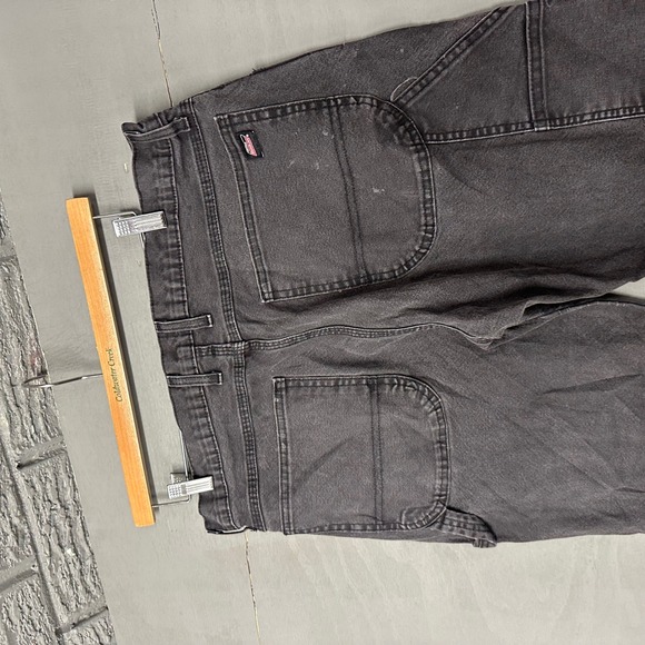 Dickies Other - Dickies Mens Carpenter Jeans Faded Black Distressed Work Pants 34x30 EU1939RBK